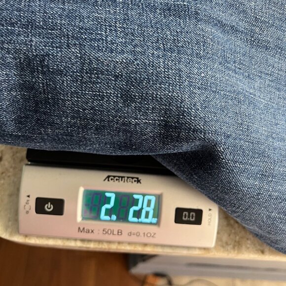 Polo Ralph Lauren Mens Classic Fit Straight Leg Blue Denim Jeans Size 46x32 - Picture 11 of 13